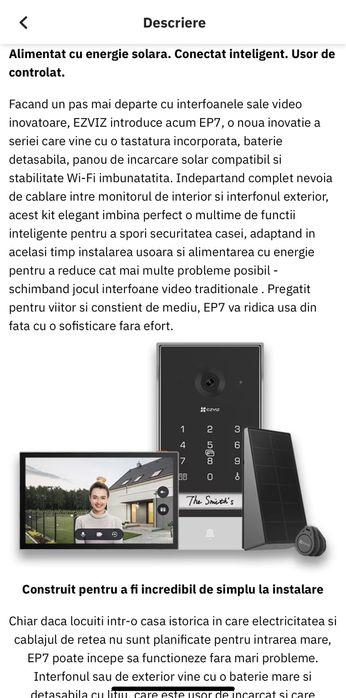 Smart home video door phone