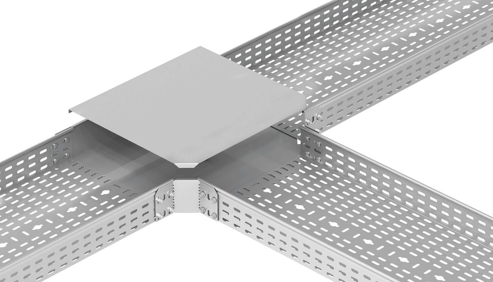 Перфорированный кабельный лоток H:100 W:600 Т:1,2 / L:3000