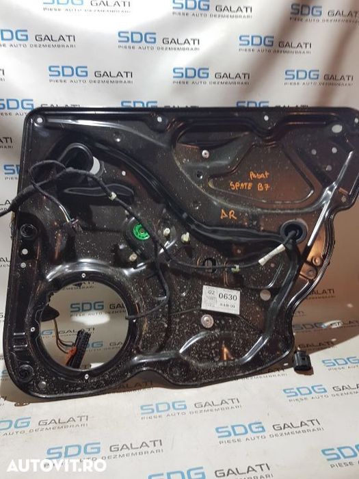 Macara Geam Dreapta Spate VW Passat B7 2010 - 2015