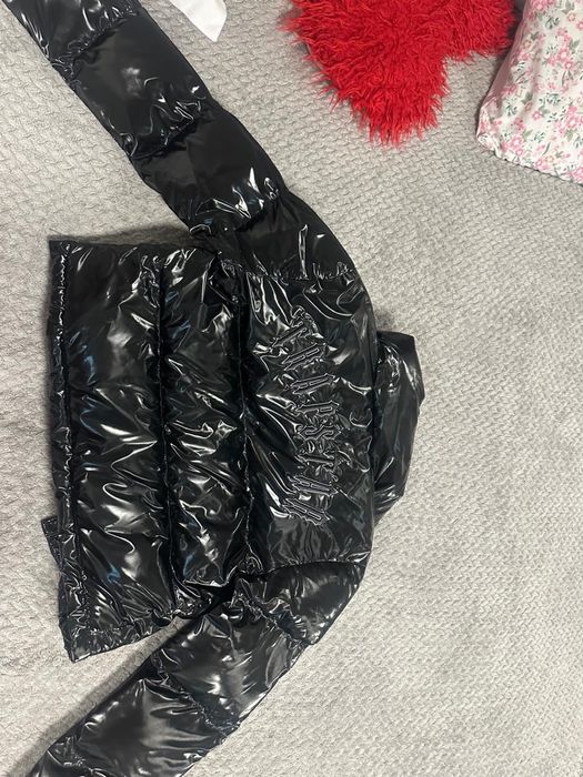 Geaca trapstar neagra lucioasa fete M