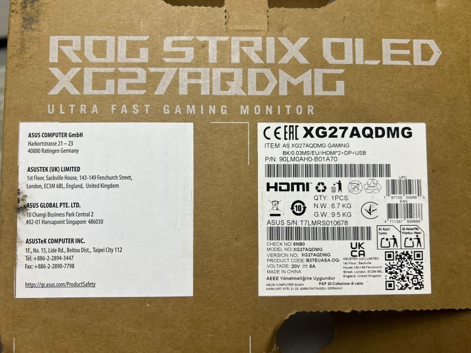Monitor asus rog strix qled
