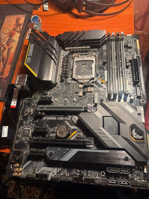 Блок питания, ОЗУ, Процессор, Материнская плата