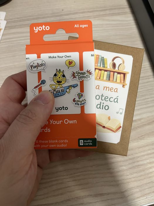 Yoto set carduri myo + kit library system