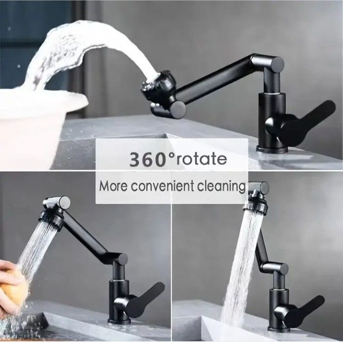 Baterie robinet baie/bucătărie pivotantă