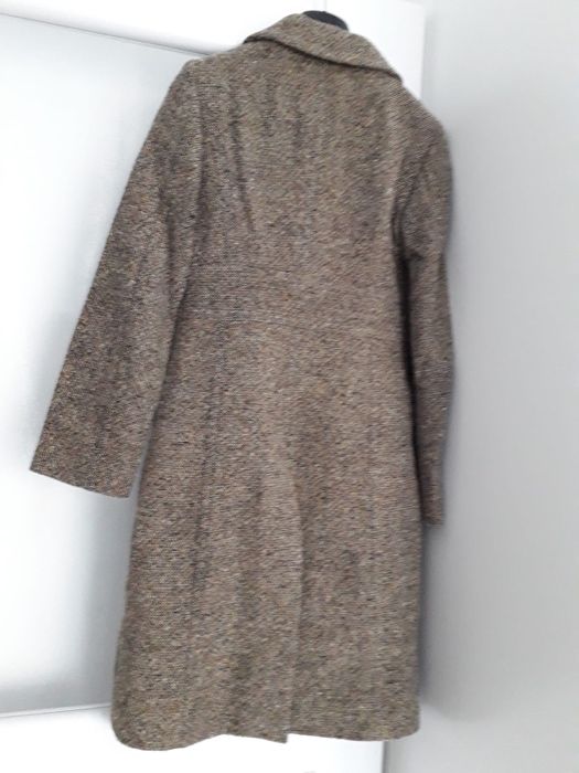 Palton dama, din lana, model elegant, STEFANEL