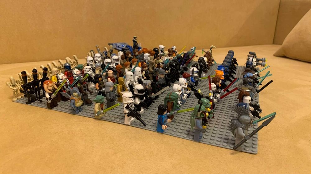 115 Lego Minifigurine  StarWars Colectie valoare piata 1700e ORIGINALE