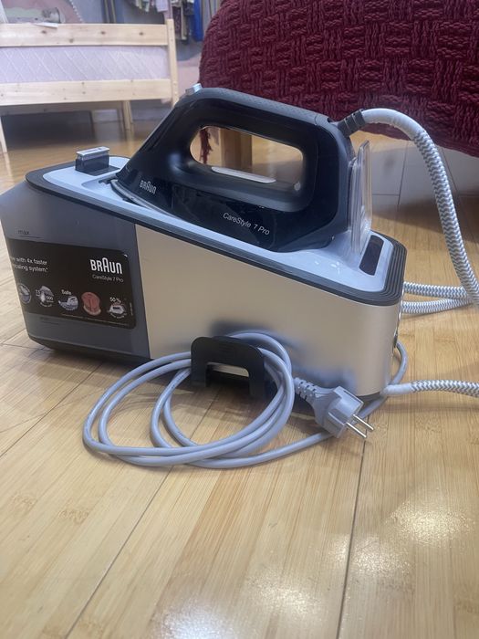 Парогенератор Braun CareStyle 7 Pro + гладильная доска в подарок