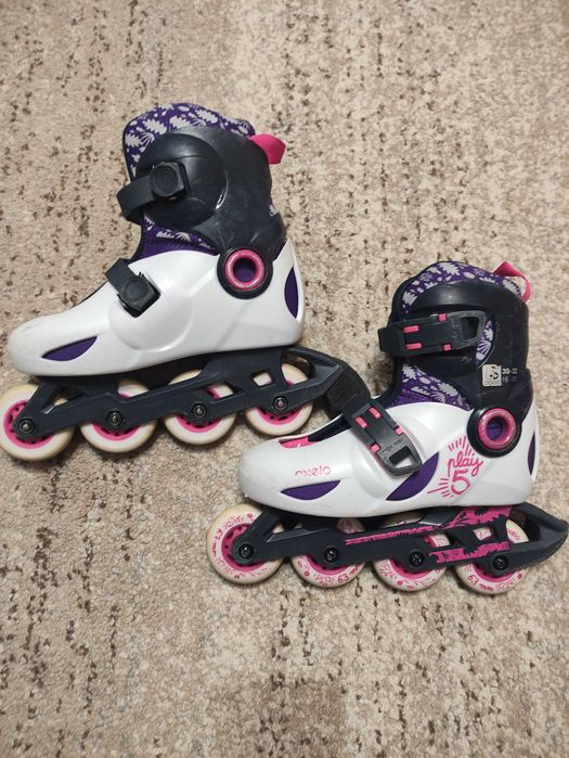 Детски ролери Decathlon/Декатлон размер 30-32 ,комплект