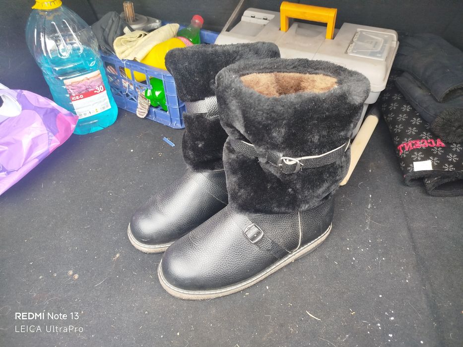 Унты новые чистая кожа