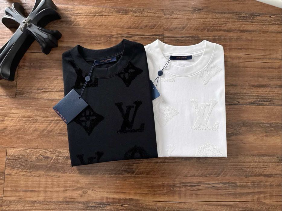 Tricou Louis Vuitton Black Velvet Logo