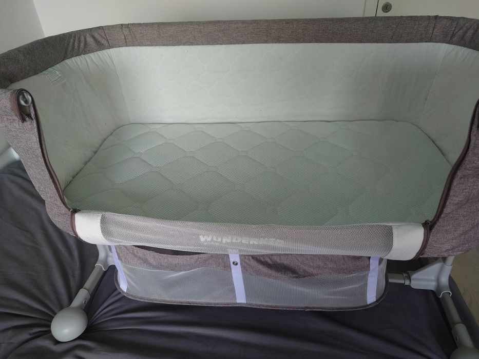 Бебешко легло 2in1 co-sleeper Wunderkid - Sweet Dreams, Бежов