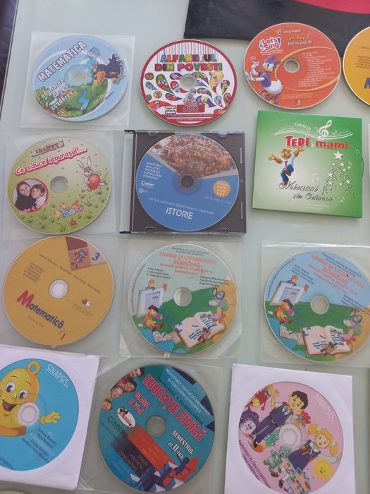 Cd uri educative clasa 1,2,3,4 matematica romana istorie muzica
