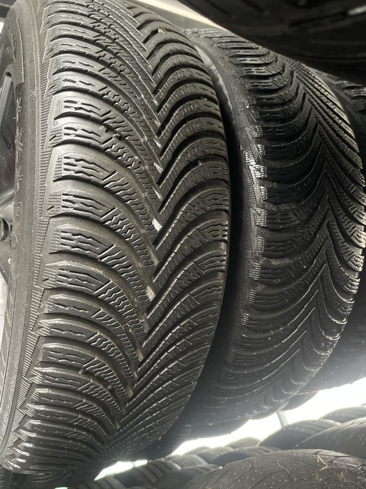 Set jante aliaj R15 5x112 cu anvelope de iarna 195 65 R15