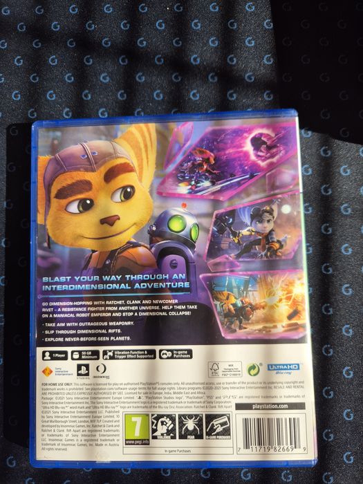 Продавам PS5 игри: Ratchet & Clank + Sackboy – Отлично състояние, 105