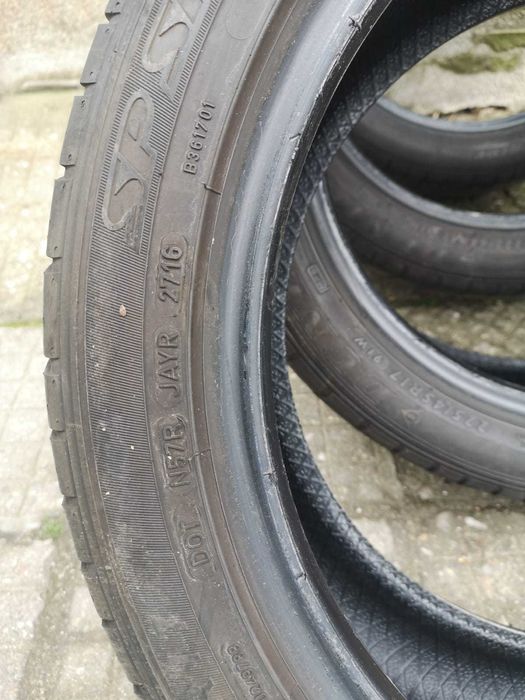 Летни гуми 225 45 17   DUNLOP SP SPORT FASTRESPONSA   4 броя   6+ мм грайфер