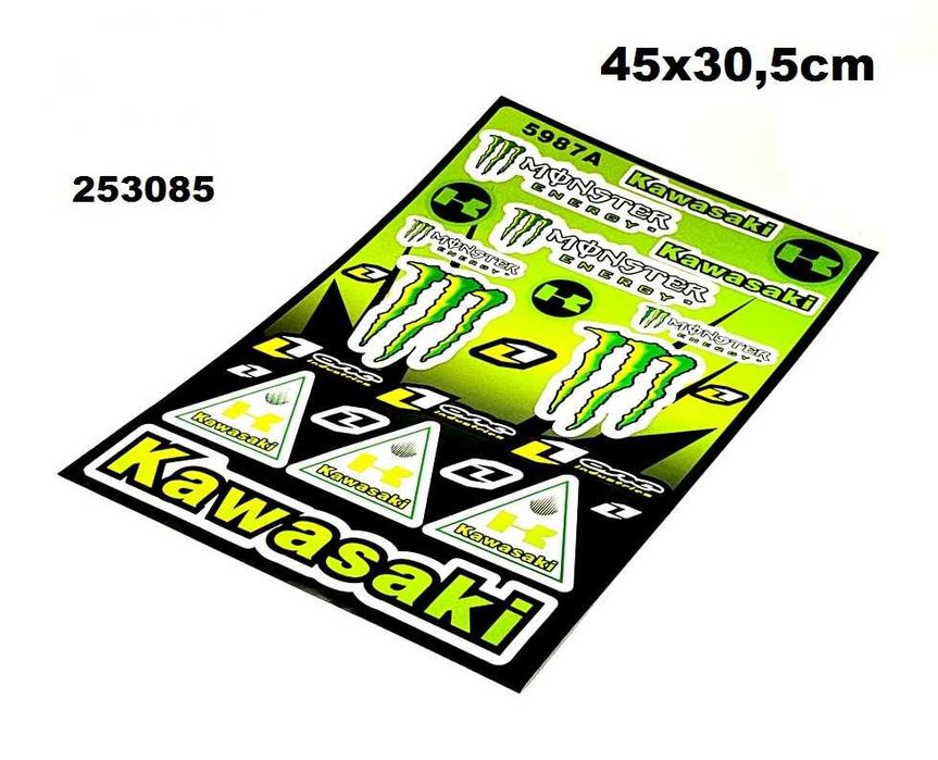 Стикери за Мотор Комплект Лепенки Скутер Honda Yamaha Suzuki KTM