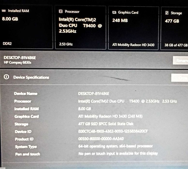 Vand 2 Memorii Ram Laptop, tip DDR2, 4GB fiecare placuta, 2Rx8, 6400 S