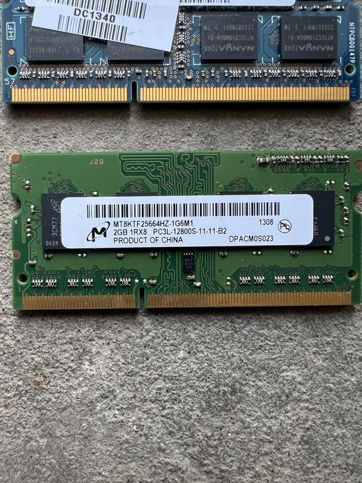 DDR3 4GB RAM за лаптоп 1600 MHz - 2 броя
