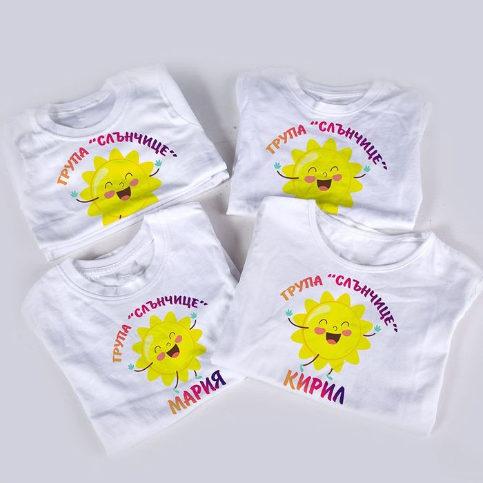 Детски тениски с надпис | Тениски за школи | Тениски с лого | Училище