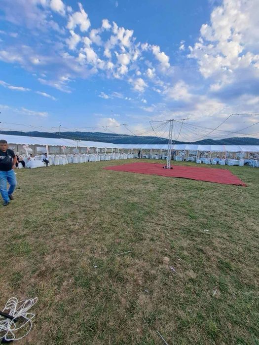 Звездно небе, осветление за сватба, лампички