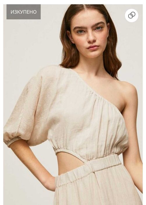 Рокля Pepe jeans лен