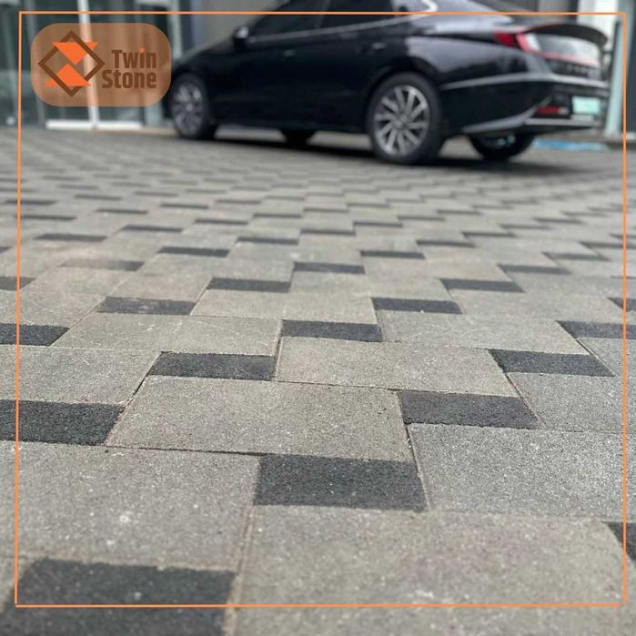 Брусчатки - Прямоугольные. Мрамор. Крошка серый. Акция, акция