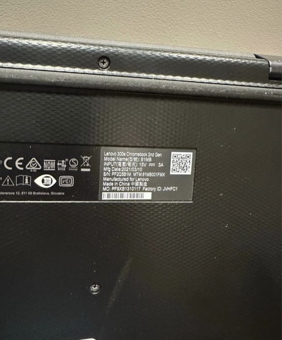 chromebook lenovo 300e gen 2 yoga n4020 4/32 gb functional urgent