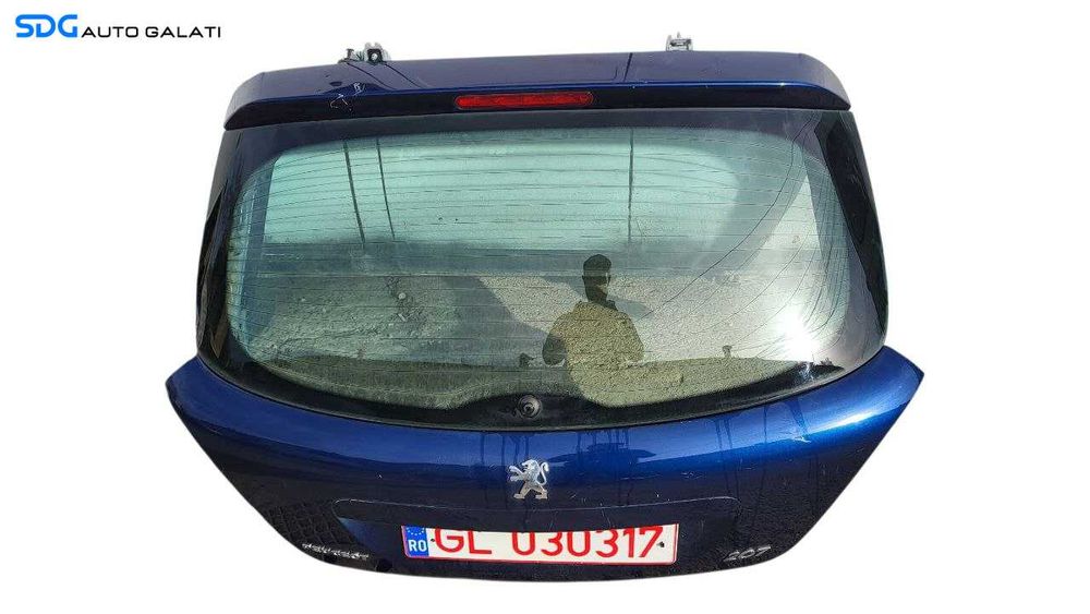 Haion Hayon Portbagaj Dezechipat cu Luneta Geam Sticla Peugeot 207 Hatchback Scurt 2007 - 2014 [LC2896]