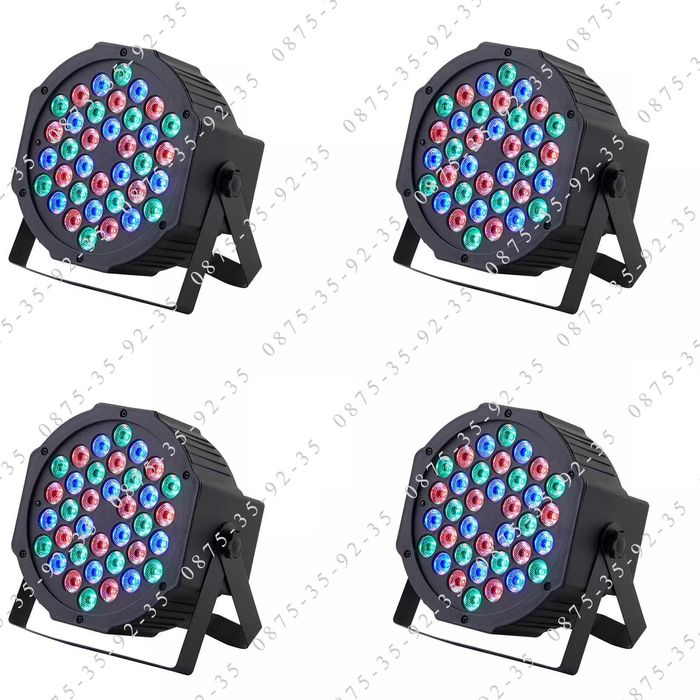 36 LED диода PAR Диско ПРОЖЕКТОР, Парти Дискотечен ПРОЕКТОР, лед ЛАМПА