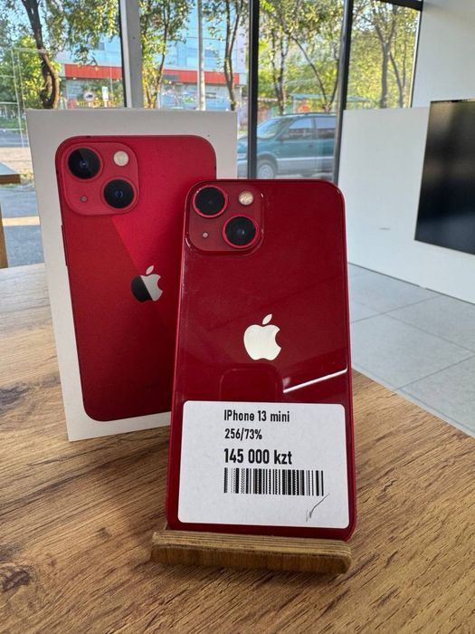 iPhone 13 mini•256GB/73%Red Айфон 13 mini•256гб/73%Қызыл