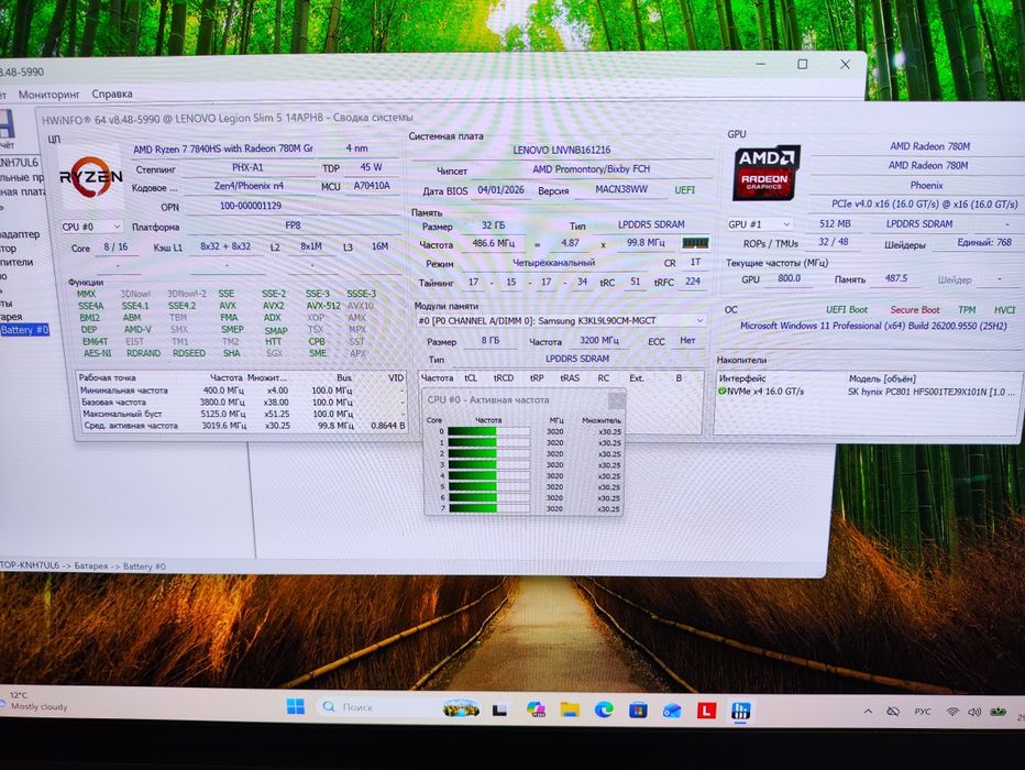 Lenovo Legion Slim 5 14APH8