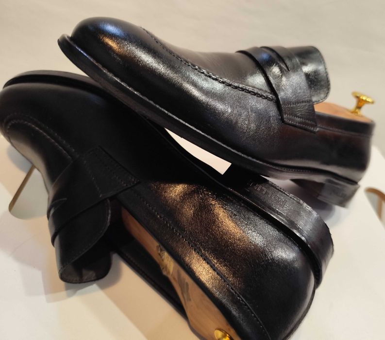 Pantofi loafer penny 40 40.5 premium POLLINI piele naturala moale