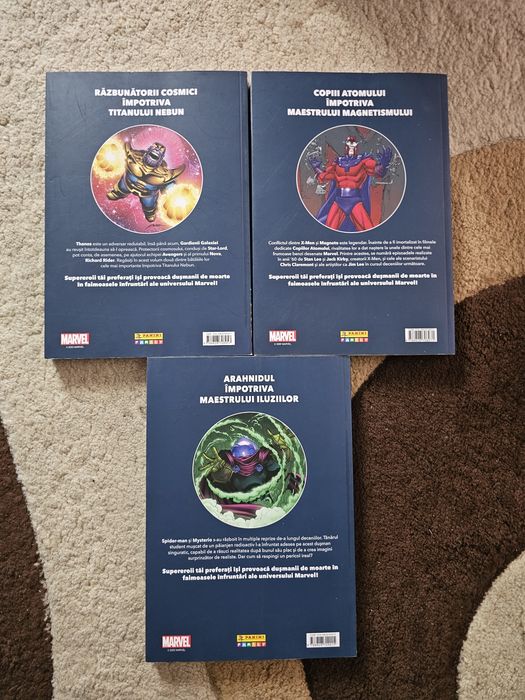 Set 3 benzi desenate marvel colecția infruntari legendare