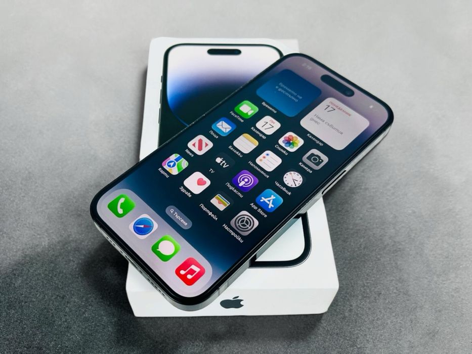 Apple iPhone 14 Pro 128GB Black 100% Батерия! Гаранция!