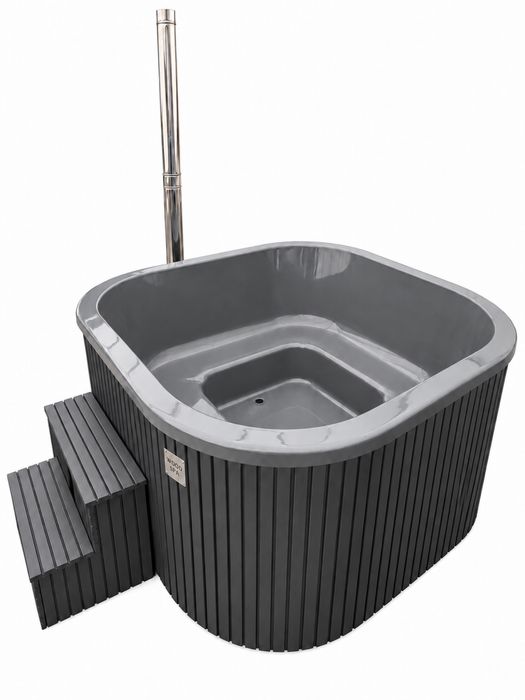 Ciubar Patrat 200*200 cm PREMIUM + Capac Termoizolat CADOU - Wood Spa