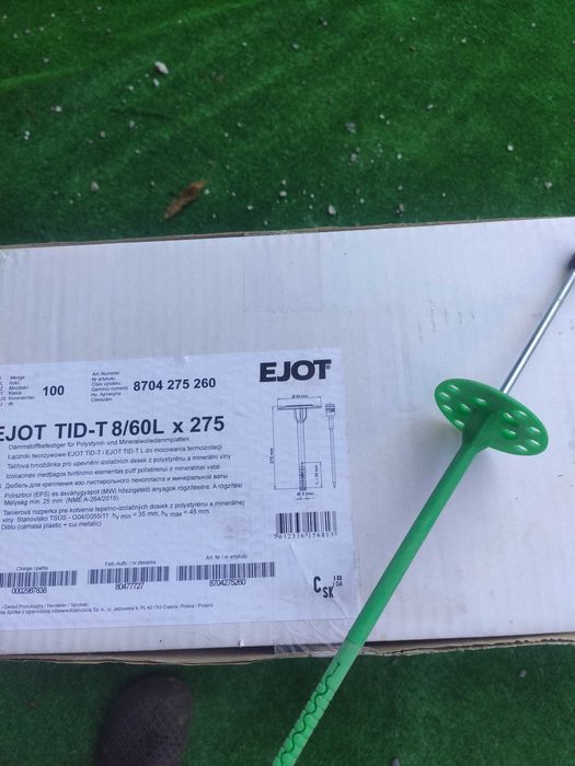 Дюбели за каменна вата с метален пирон EJOT