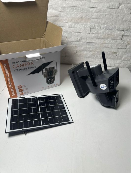 Camera video 4G cu SIM supraveghere cu panou solar