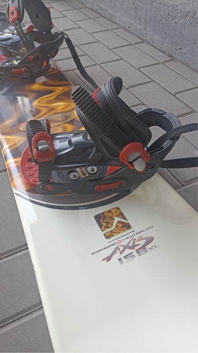 Доска , крепление , ботинки