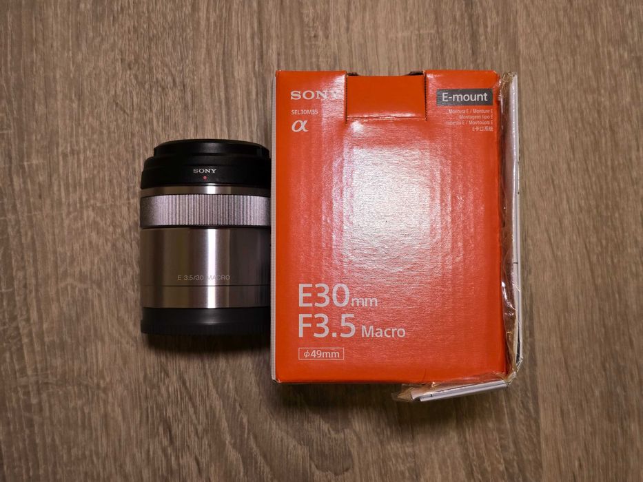 Obiectiv Sony 30mm F3.5, Macro, E-Mount, APS-C, SEL30M35