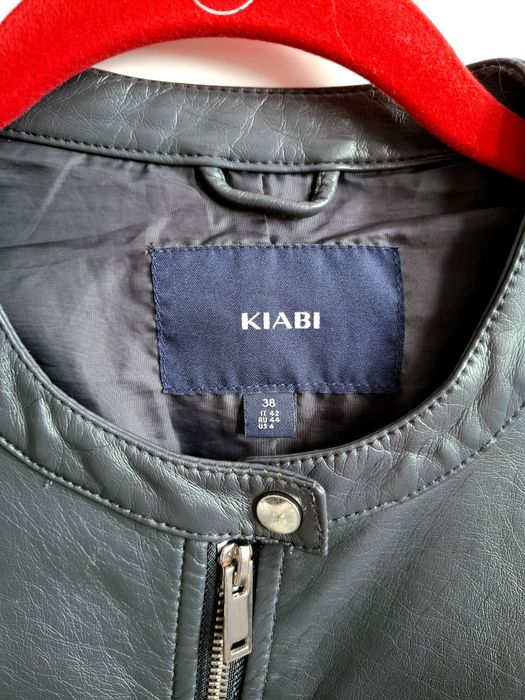 Geacă damă KIABI - piele ecologică, marimea 38 (M)