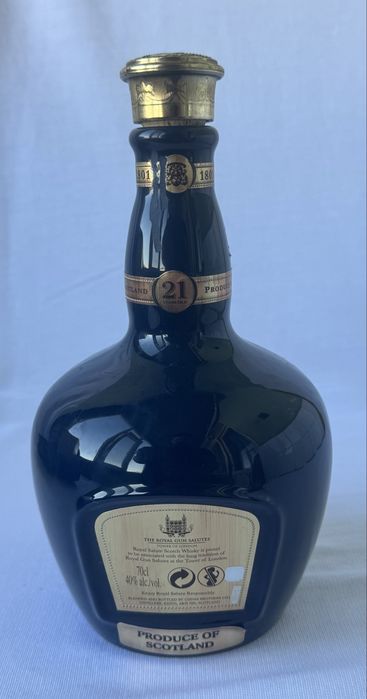 Празна бутилка и кутия от уиски Chivas Royal Salute 21 Year , Роял Салют Блендед