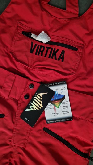 Pantaloni bibs ski/snowboard Virtika Signature Patrol - mărimea S