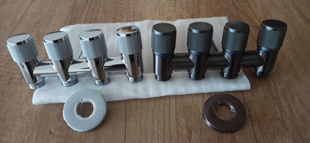 Спирателни кранове четворен,троен и двойни - ХРОМ,ЧРЕН и СИВ