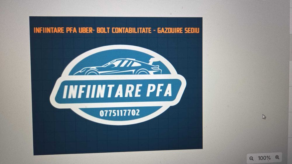 Contabilitate  - infiintare PFA - Bolt- Uber /GAZDUIRE SEDIU