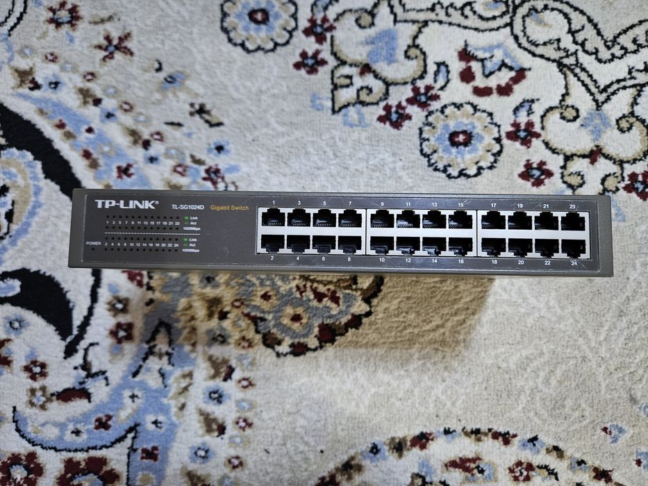 Коммутатор tl-sg1024d 24 порта