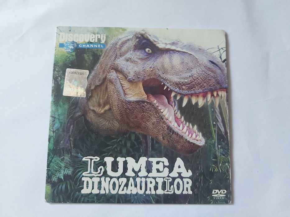 Video dvd documentar de studiu despre "Lumea dinozaurilor"