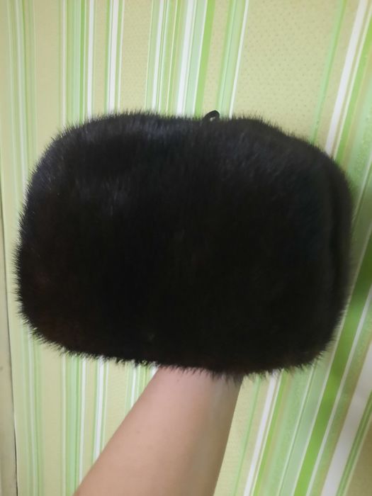 Ушанка норковая мужская