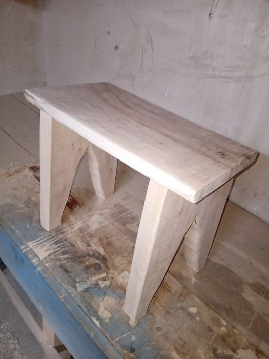 Banca rustica din lemn masiv