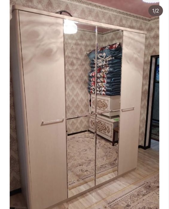 Шкаф 4 есікті жап жаңа көп Престижден алынған сапасы өте жақсы