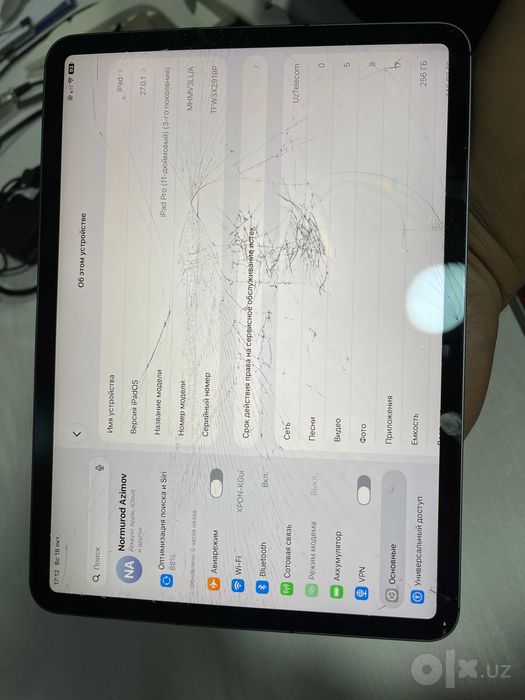 Ipad pro 11 m1 lite  256gb